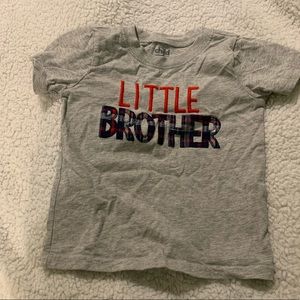 18months little brother baby shirt